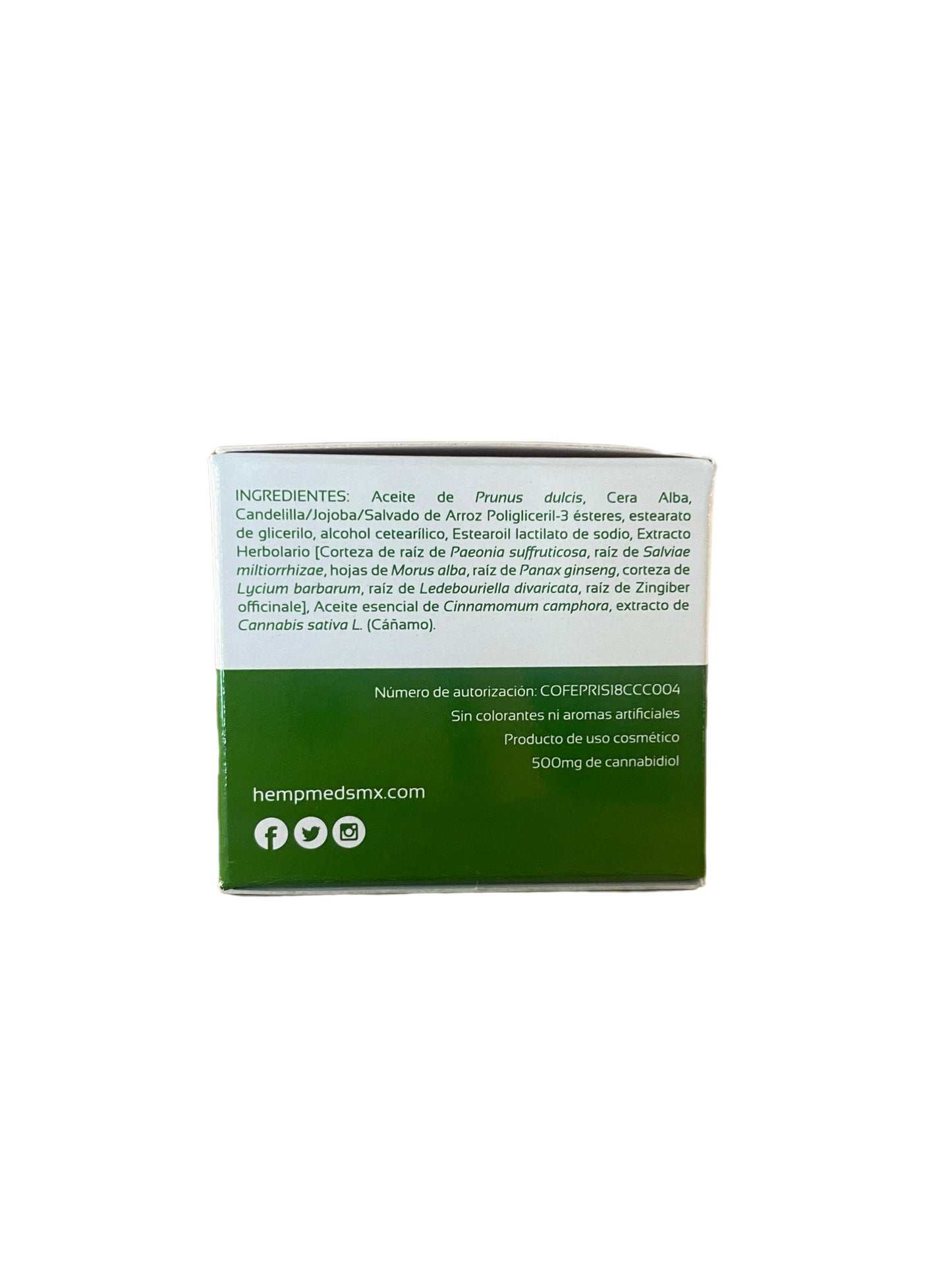 Balsamo Salve Hemp Oil Hempmeds 500MG CBD 38.4ml