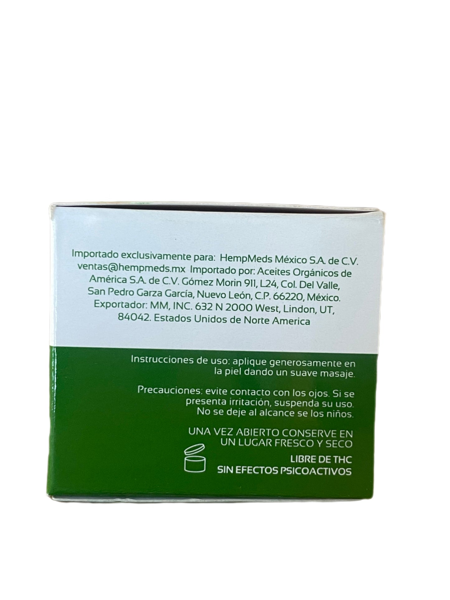 Balsamo Salve Hemp Oil Hempmeds 500MG CBD 38.4ml