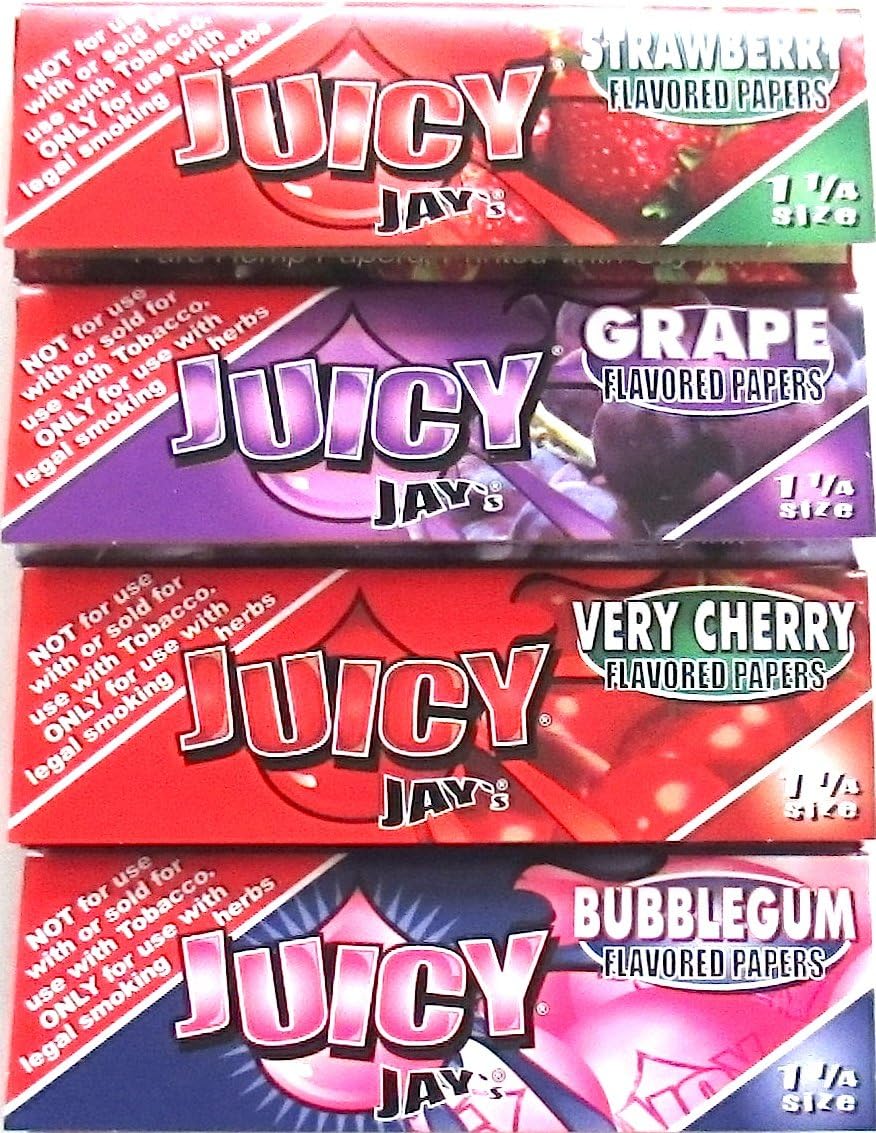 Juicy Jay´s 1 1&4 Papel para fumar de sabores