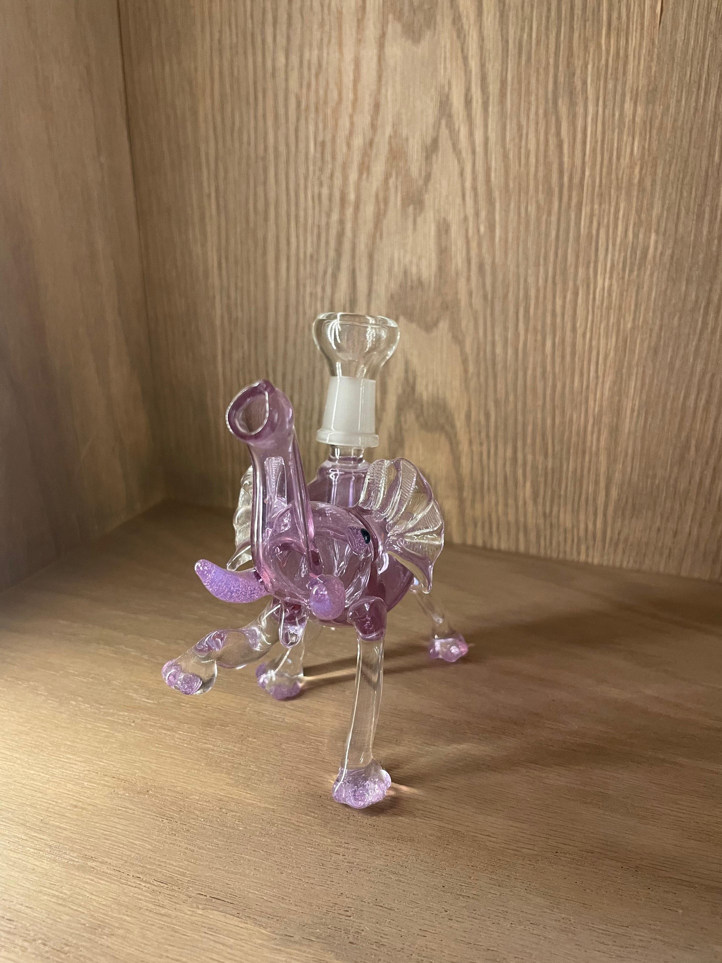 Bubbler Bong Elefante Artesanal Tijuana Glass
