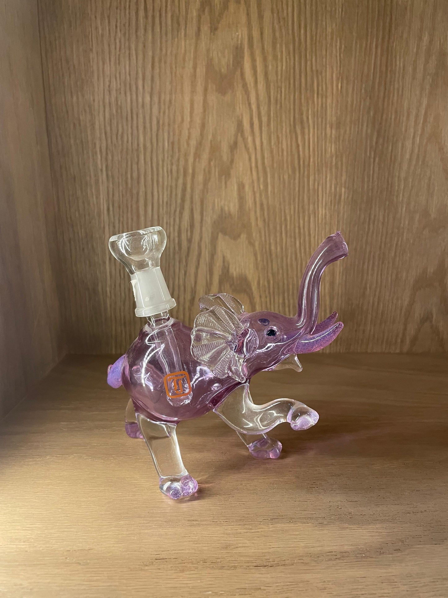 Bubbler Bong Elefante Artesanal Tijuana Glass