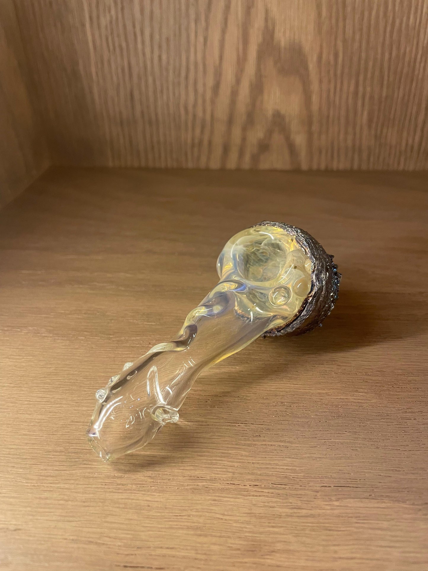 Pipa Artesanal de Vidrio con Bismuto