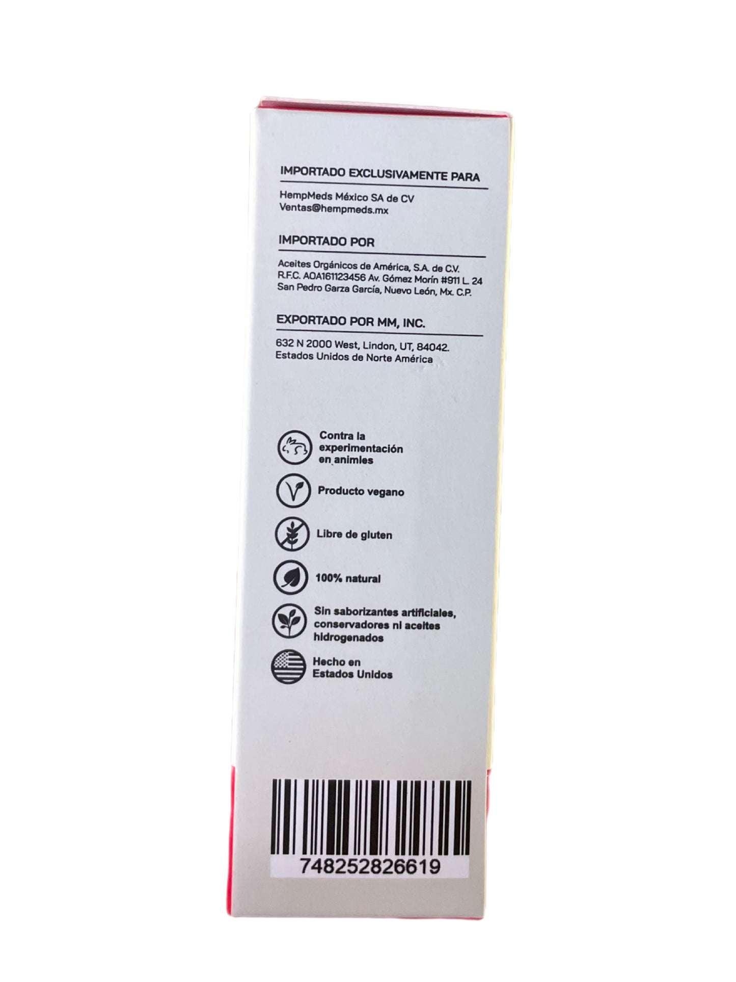 Hempmeds RSHO Focus Support 750mg CBD y 750mg CBG 30 ml