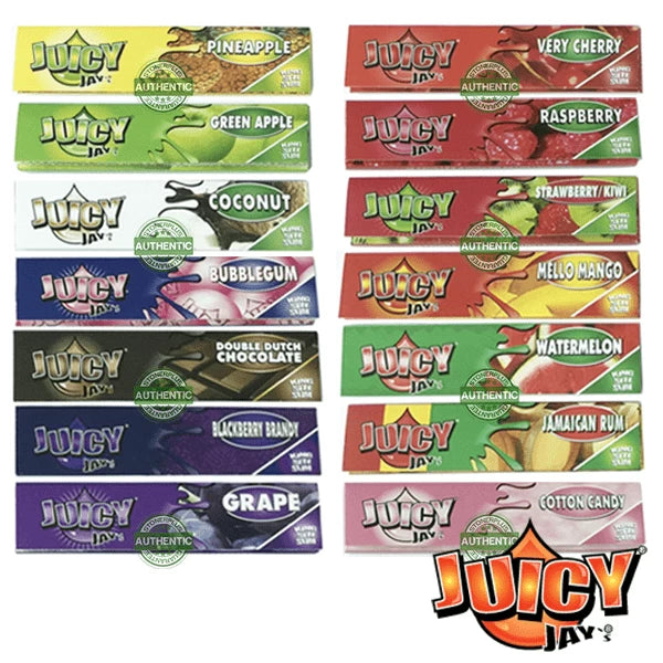 Juicy Jay´s 1 1&4 Papel para fumar de sabores