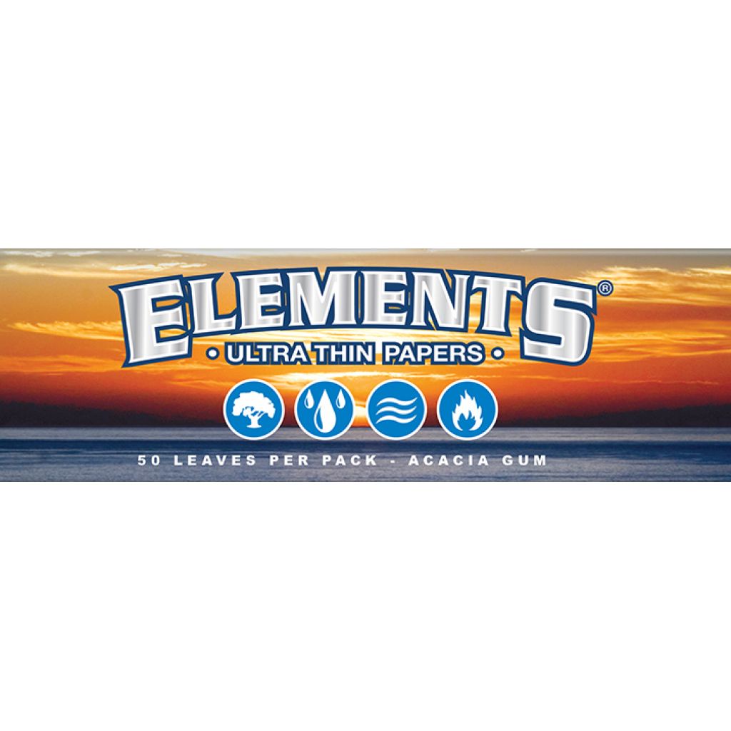 ELEMENTS 1 1/4 ULTRA THIN RICE PAPERS Papel para fumar