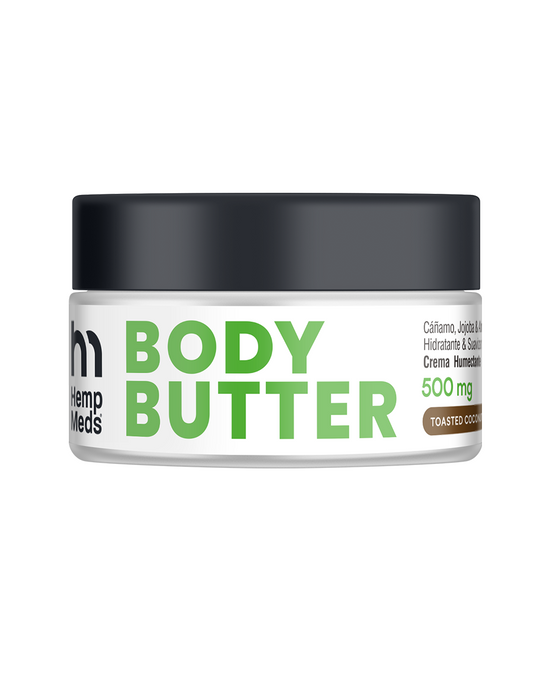 Body Butter Hempmeds 500mg CBD TOASTED COCONUT