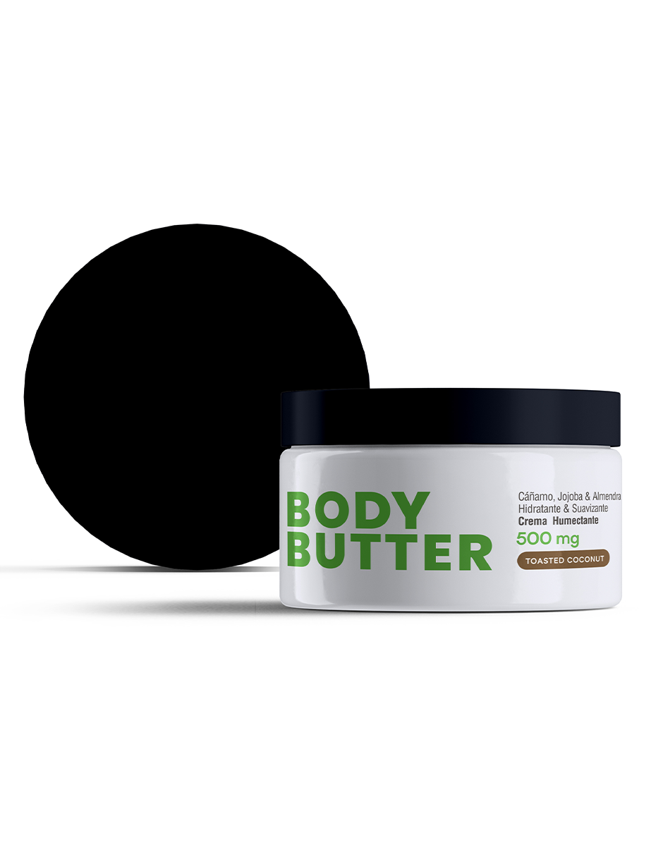 Body Butter Hempmeds 500mg CBD TOASTED COCONUT