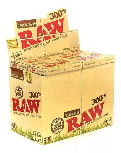 RAW Classic 300s 1 1/4 Rolling Paper