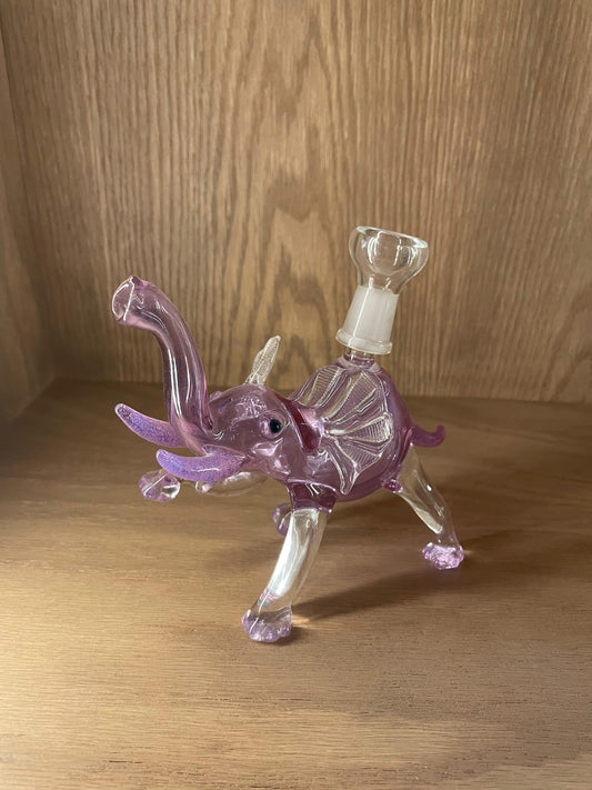 Bubbler Bong Elefante Artesanal Tijuana Glass