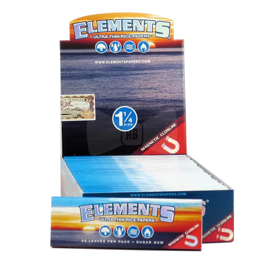 ELEMENTS 1 1/4 ULTRA THIN RICE PAPERS Papel para fumar