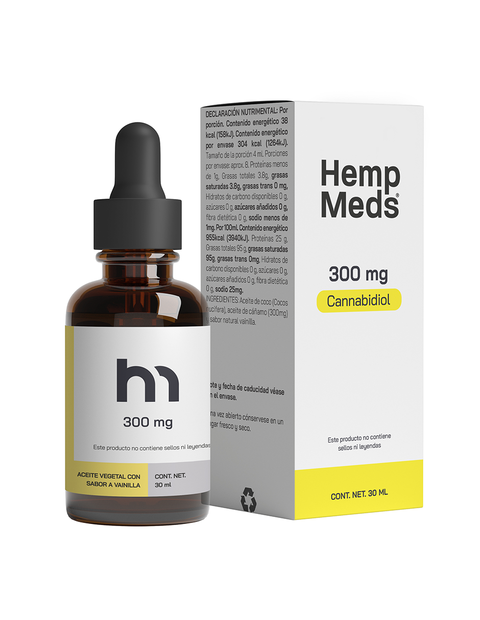 CBD HEMPMEDS 300MG 30ML VAINILLA