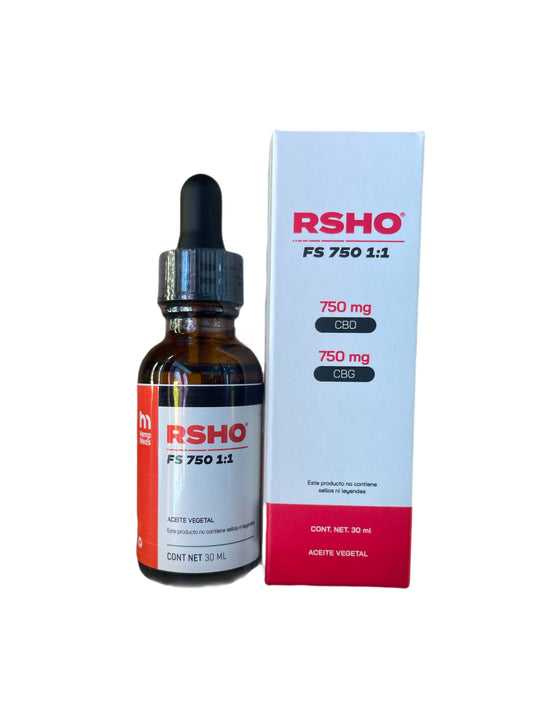 Hempmeds RSHO Focus Support 750mg CBD y 750mg CBG 30 ml