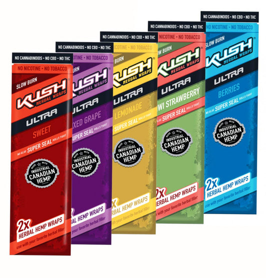 KUSH Conical Herbal Wraps Conos Prerollados King Size