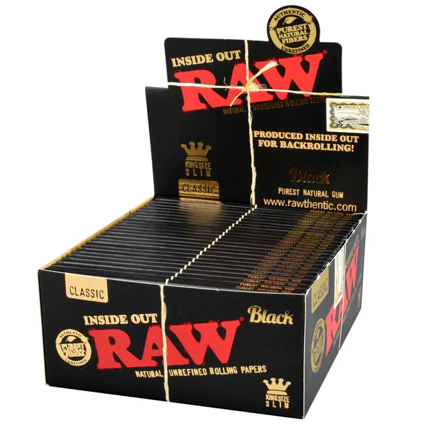 RAW Classic Black King Size INSIDE OUT Papel para Fumar