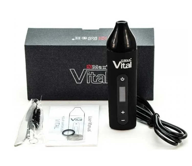 Vaporizador Herbal Xmax Vital Black Kit