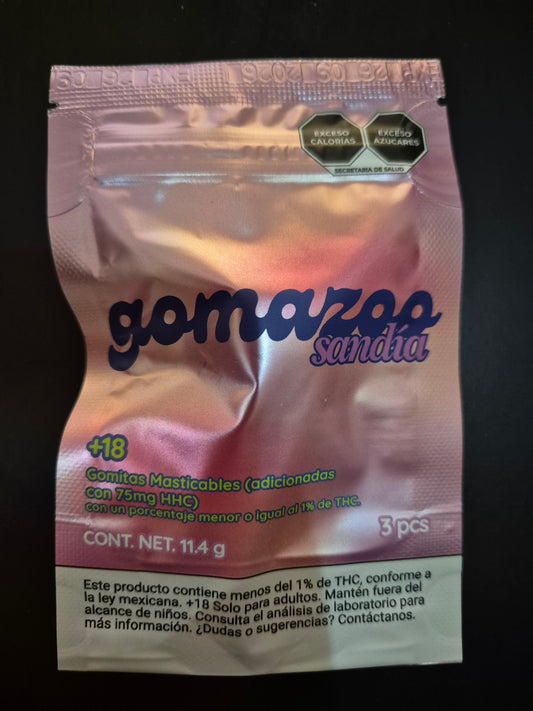 Gomitas Gomazoo Sandía 3 pcs (75mg / pieza)